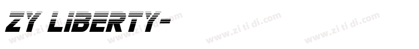 zy liberty字体转换